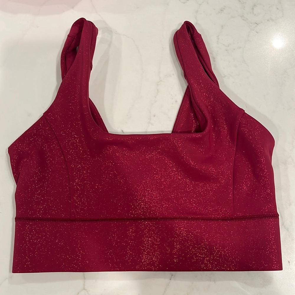IVL Sparkle Burgandy Bra - Size 6 NWOT